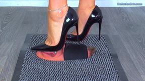 207. Goddess Amber - Lick Your Cum From The Soles Of My Louboutin Heels - Feet Cam - Trample Trampling CBT Ballbusting Facebusting Crushing Shoejob