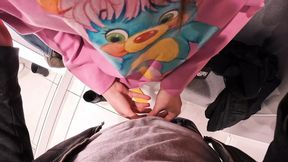 Public Sex In The Mall - Blowjob In The Locker Room - Fitting Room Encounter