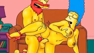 Griffins and Simpsons cheating whores