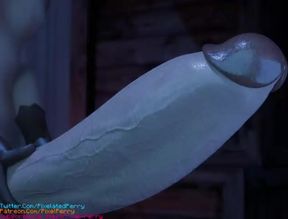 Michiru - Late Night Gooning, Dick Growth & Massive Cumshot