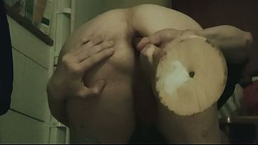 Midnight kitchen anal urge