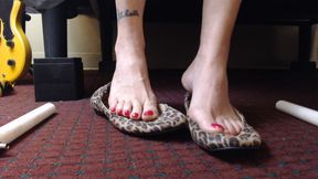 Red Nails Balletflats Shoeplay