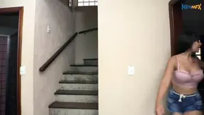 Latina lesdom mistress crushes submissive underfoot