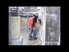 Spying My Girlfriend fuck with her best friend on Terrace