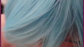 Dvaboi femboy crossdresser cosplay cocksucking