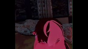 Vrchat femboy sucks my dick
