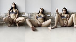 desperate for cock, she has to masturbate