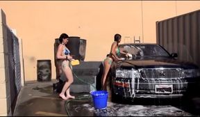 Hot Lesbian Carwash