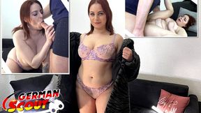 Curvy German Girl Emma Fox picked up for casting fuck