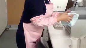 Spanked in the Japanese Office - Naughty Asian Lady's Punishment