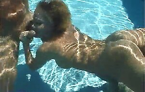 Sandy knight underwater threesome