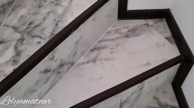 Stepmom not resist when saw Stepson huge cock and seduced him to fuck her hot pussy