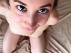 Horny Babe Sloppy Deepthroat Big Dick