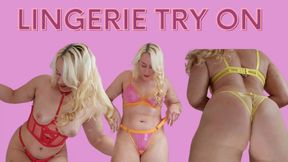 Sexy Lingerie Try On Haul &ndash; Michellexm