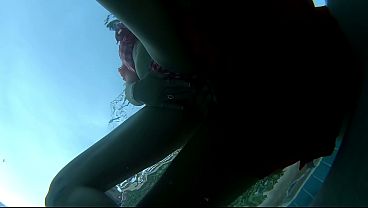 Fucking A Pool Party Slut While On Duty