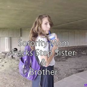 Sorority Mom Fucks Step Sister and Stepbrother - S1:e5