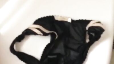 A close-up compilation video of a hot jeez on panties