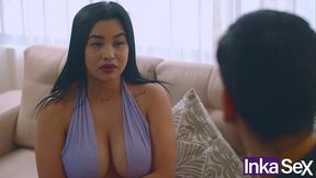 inka sex - peruano se folla a su empleada venezolana de grandes tetas a cambio de un aumento de sueldo.