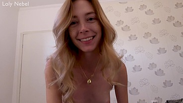 Passionate sex with a girl after a shower!