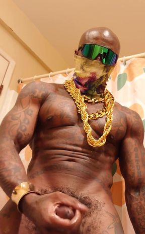 BBC Worship Hallelujah Johnson (I Planned it Out) Tall Dark Chocolate Muscles Tattoos Hairy BBC Hallelujah Johnson Masturbating