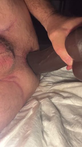 Grandpa inserts his two cocks one after the other   Clip 1
