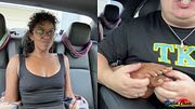 TICKLISH CHICKS - Lady Phoenix's Sensitive Feet Tickled in Back Seat