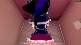 Akeno guards the door while I fuck Kuroka | DXD NTR Mandess 8 | Full Movie on Patreon: Fantasyking3