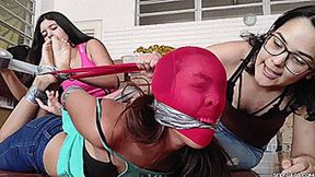 Laikas First Time As A Pantyhose Hooded Piggy Girl (low res mp4)