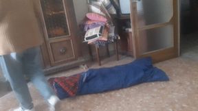 STUCK IN THE SLEPING BAG