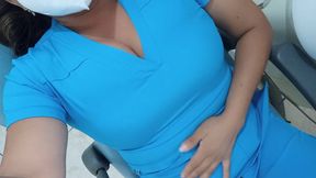 Dental Student Masturbates in the Doctor's Office