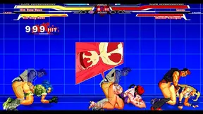 Shermie and Cher Share Steamy Lesbian Encounter with Leona Heidern in Wild Hentai Fantasy