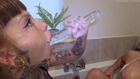 Hardcore Deepthroat Pee and Mess with M Friend Callie