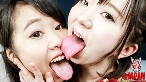 Saliva and Bad Breath Fetish! Girl's Mouth Smell is the Best Club!! Mio Shinozaki and Karin Harikawa