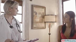 Tgirl khloe kay and busty doctor in sensual sixty-nine