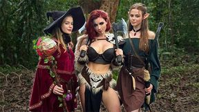 D&D Elf Adventure with God Eros (arinafox, Sweetie Fox, Diana Rider)