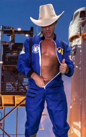Space Suit Jack off