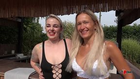 outdoor creampie gangbang orgy cum swap swallow