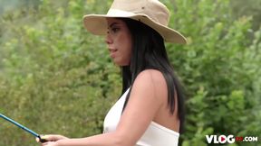 Busty Babe Megan Fiore Enjoys Hardcore Outdoor Sex