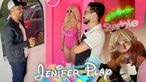 Ritch dude's acquired Barbie Colombian gets drilled with jiggling tits, milking semen, love Jenifer Play - explicit content