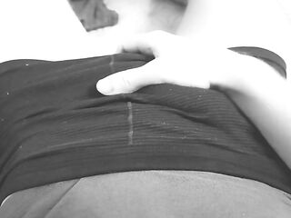 Chap massages his dong