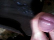 making a huge cumshot