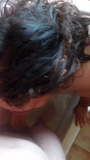 Sloppy Blowjobs, O Rub Cock Ok Pussy Rub & Doggy Fuck Cum on Big Boobs