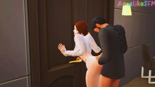 WHITE SLUT STEPSISTER GOT ROUGH SEX IN THE TOILET OF THE CLUB (FACE FUCK + ASS FUCK)