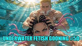 Underwater Fetish Gooning #5D: Depths of Breathless Surrender (Animated, Music, Text)