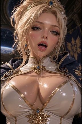 3D Anime Space Cadet Commander Masturbates on the Bridge