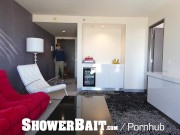 ShowerBait Str8 Zeus Michaels shower fucked by gay Michael DelRay