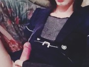 Cute Femboy Fucks Himself In The Ass With A Finger Pisses On His Face Drooling Then Sweetly Creampie