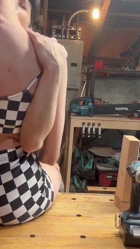 Eating Pussy and Sucking Trans Cock on Work Break