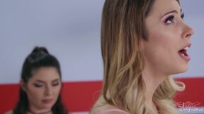 ”TBABE ANGELS Workout turns into sweaty tbabe fuck”