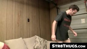 Str8Thugs.com - Long-haired Devin Reynolds' solo mutual deviant masturbation and cum